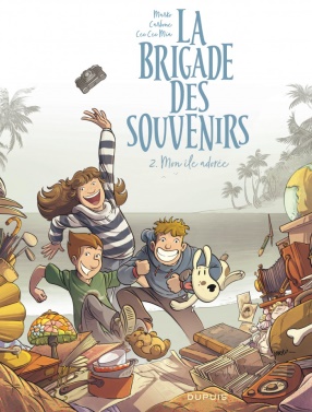 Couverture de la BD : La brigade des souvenirs, Tome 2, mon île adorée