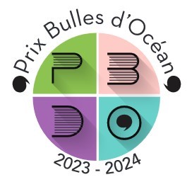Logo du prix BD Bulles d'Océan 2023-2024