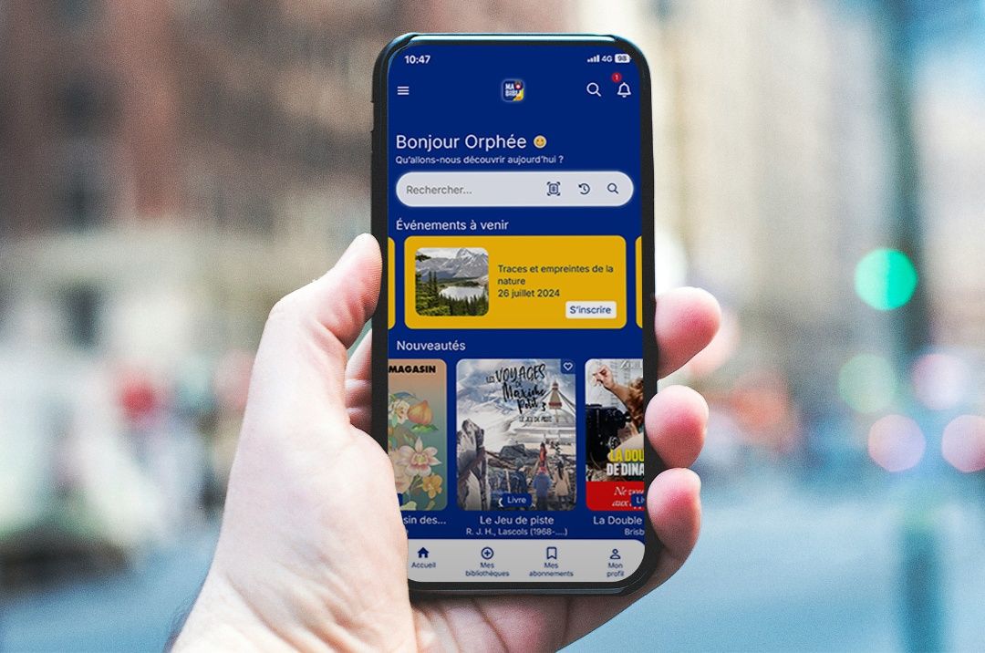Mise en situation de l'application MaBibli.