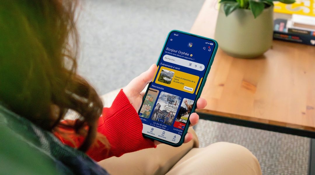 Mise en situation de l'application MaBibli.