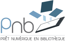 Logo du prêt numérique en bibliothèque (PNB)