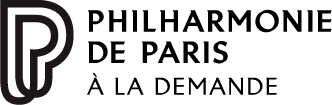 Logo de la Philharmonie de Paris à la demande (musique accoustique et d'orchestre en ligne)
