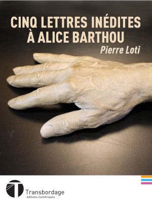 Couverture de Cinq lettres inédites à Alice Barthou